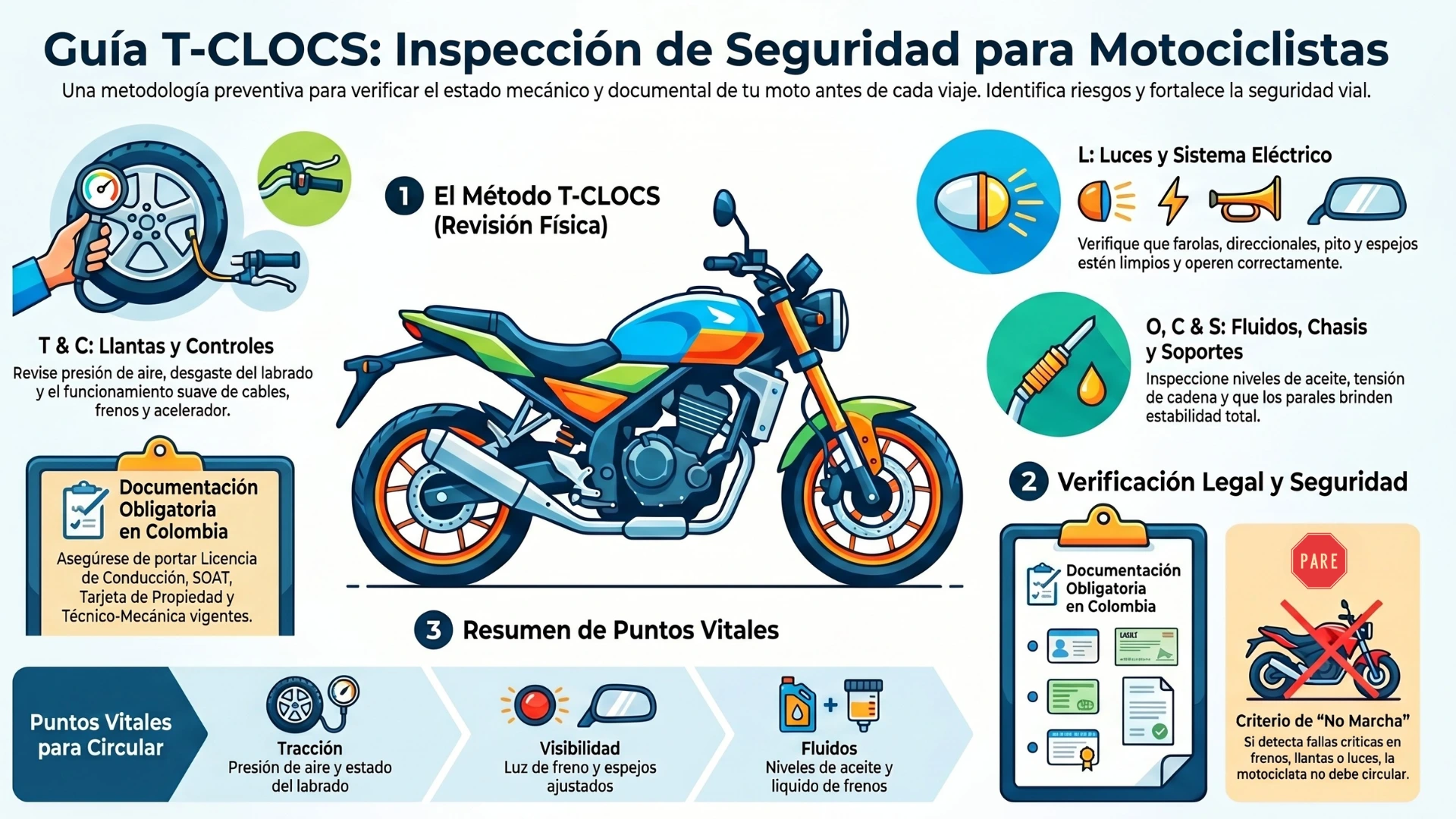 Inspeccion para motos